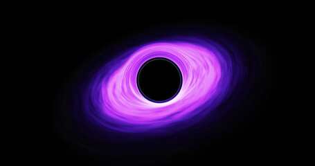 Black holes 3d rendering. Art black hole background. Dark dimension. Mysterious dimension. Wormhole.