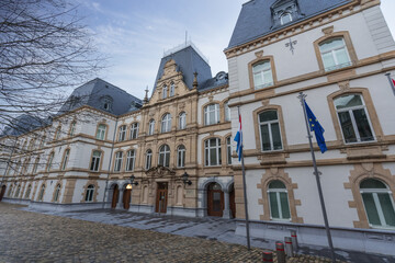 Fototapeta na wymiar Ministry of Foreign and European Affairs - Mansfeld building - Luxembourg City, Luxembourg