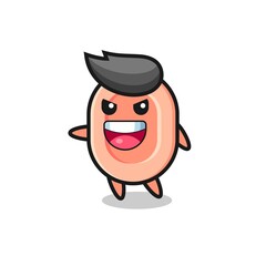 soap cartoon with very excited pose