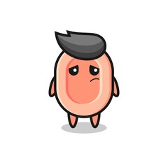 the lazy gesture of soap cartoon character