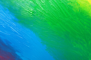 Abstract colorful paint as background, closeup view