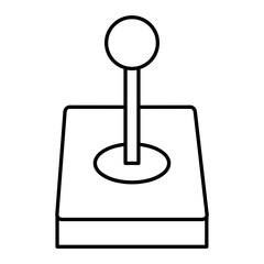 Vector Joystick Outline Icon Design