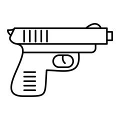 Vector Shooting Outline Icon Design