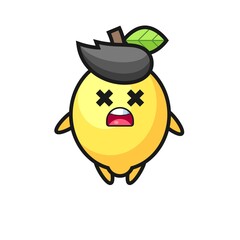 the dead lemon mascot character