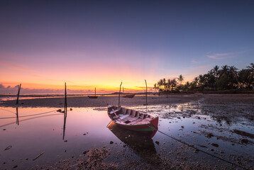 Wonderful Sunrise at Batam Bintan Island Indonesia