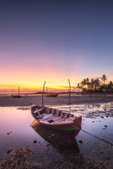 Naklejka premium Wonderful Sunrise at Batam Bintan Island Indonesia