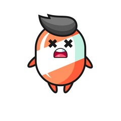 the dead candy mascot character