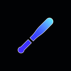 Baseball Bat blue gradient vector icon