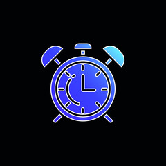 Alarm Clock blue gradient vector icon