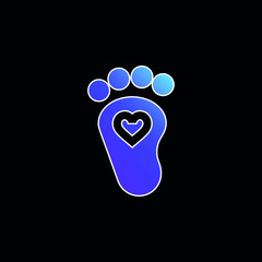 Baby blue gradient vector icon