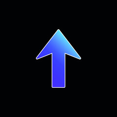 Fototapeta premium Arrow Up blue gradient vector icon