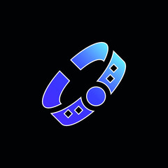 Bracelet blue gradient vector icon