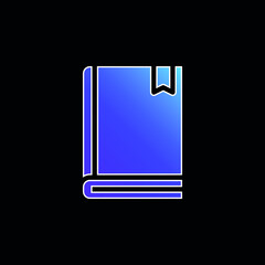 Book blue gradient vector icon