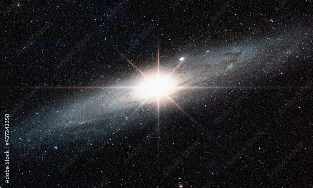 Poster Supernova explosion in the center of the milky way 