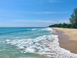 Natai beach in Phang Nga, Thailand. 