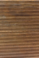 Roller metal shutter texture, old rusty garage door.