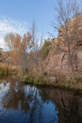 Fototapeta na wymiar Scenic Upper Verde River Arizona Landscape