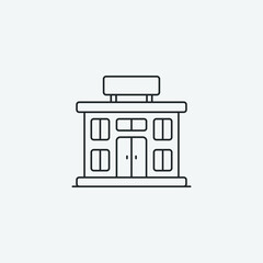 building vector icon illustration sign 