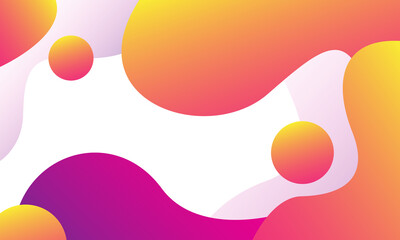 Colorful geometric background. Liquid color background design. Fluid shapes composition. Eps10 vector