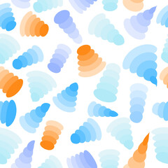 Abstract seamless pattern with shapes.