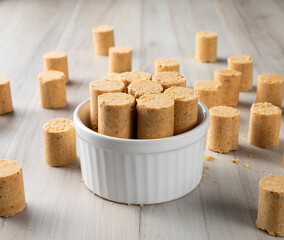 Sweet Brazilian peanut called Paçoca. From June Celebration