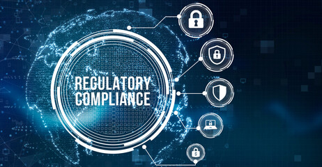 Internet, business, Technology and network concept. Cyber security data protection business technology privacy concept.