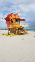 lifeguard hut on the beach