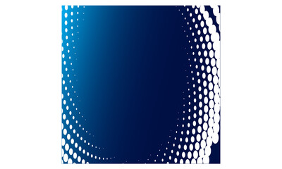 Blue background white halftone
