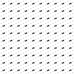 Fototapeta premium Square seamless background pattern from geometric shapes are different sizes and opacity. The pattern is evenly filled with black camera symbols. Vector illustration on white background