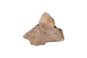 Zinc blend ( Smithsonite or Hydrozincite) rock stone isolated on white background.