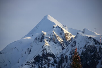 Blick auf das Kitzsteinhorn bei Kaprun, Österreich