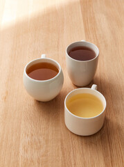 green black and red tea