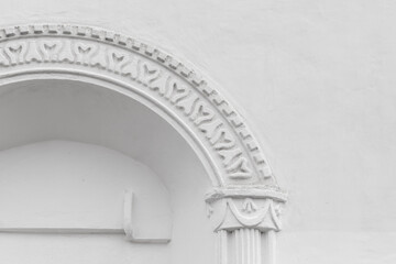 Architectural background with an arch