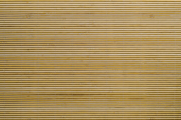 Beautiful bamboo mat background, New clean bamboo board with striped pattern, flat background photo...