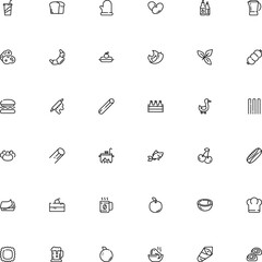 icon vector icon set such as: recipe, straw, tree, aquatic, carbohydrates, light, chef uniform, close, head, anti, spice, china, protective, lake, soft, illness, yum, gourmet, virus, chili, red