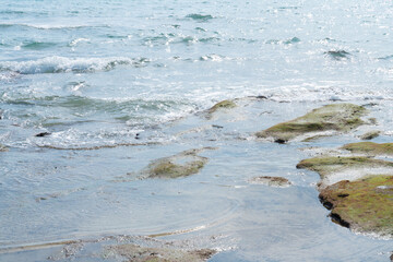 The coast of Weizhou Island in Beihai, Guangxi Province, China