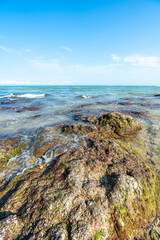 The coast of Weizhou Island in Beihai, Guangxi Province, China