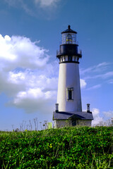 Yaquina Head Lighthouse is located on the Oregon Coast, near Newport.USA