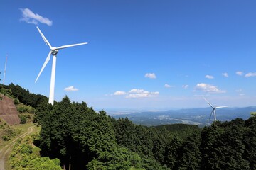 青山高原の風車群