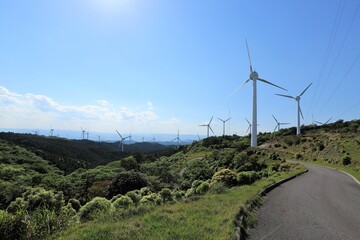 青山高原の風車群