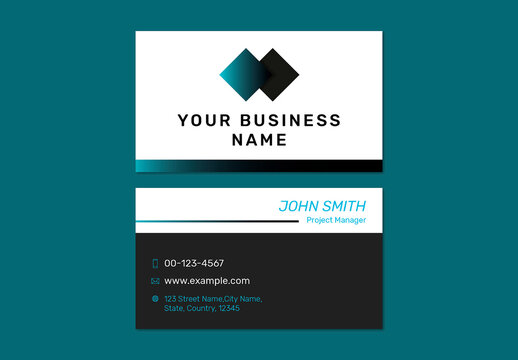 Editable Business Card Layout