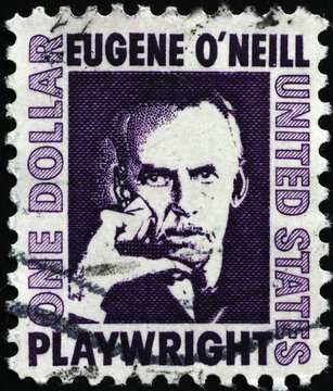 Eugene o'Neil on american postage stamp