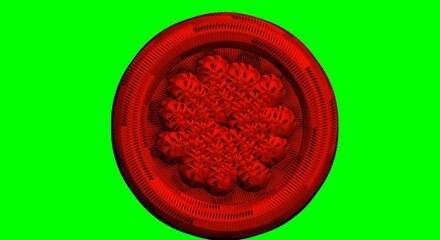 mandala with multicolor patterns .
