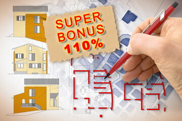 110% italian state bonus, called Super Bonus 110%, and money concession for works to improve the...
