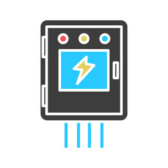 Electric distribution panel icon