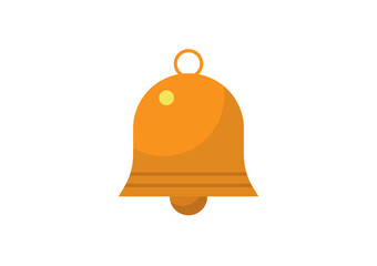 vector christmas bell illustration - holiday icon, xmas symbol - celebration icon