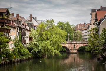 Fototapeta na wymiar Old town of Nuremberg