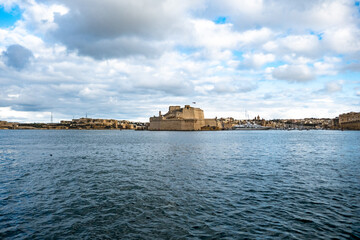 Fototapeta na wymiar Malta, view of the harbor