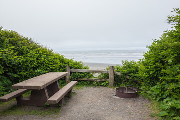 Campsite by the Ocean