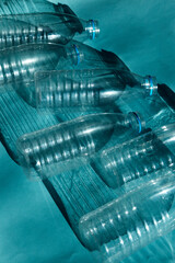 plastic bottle recycling, eco recycling concept 
